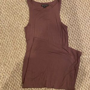 Plum dress